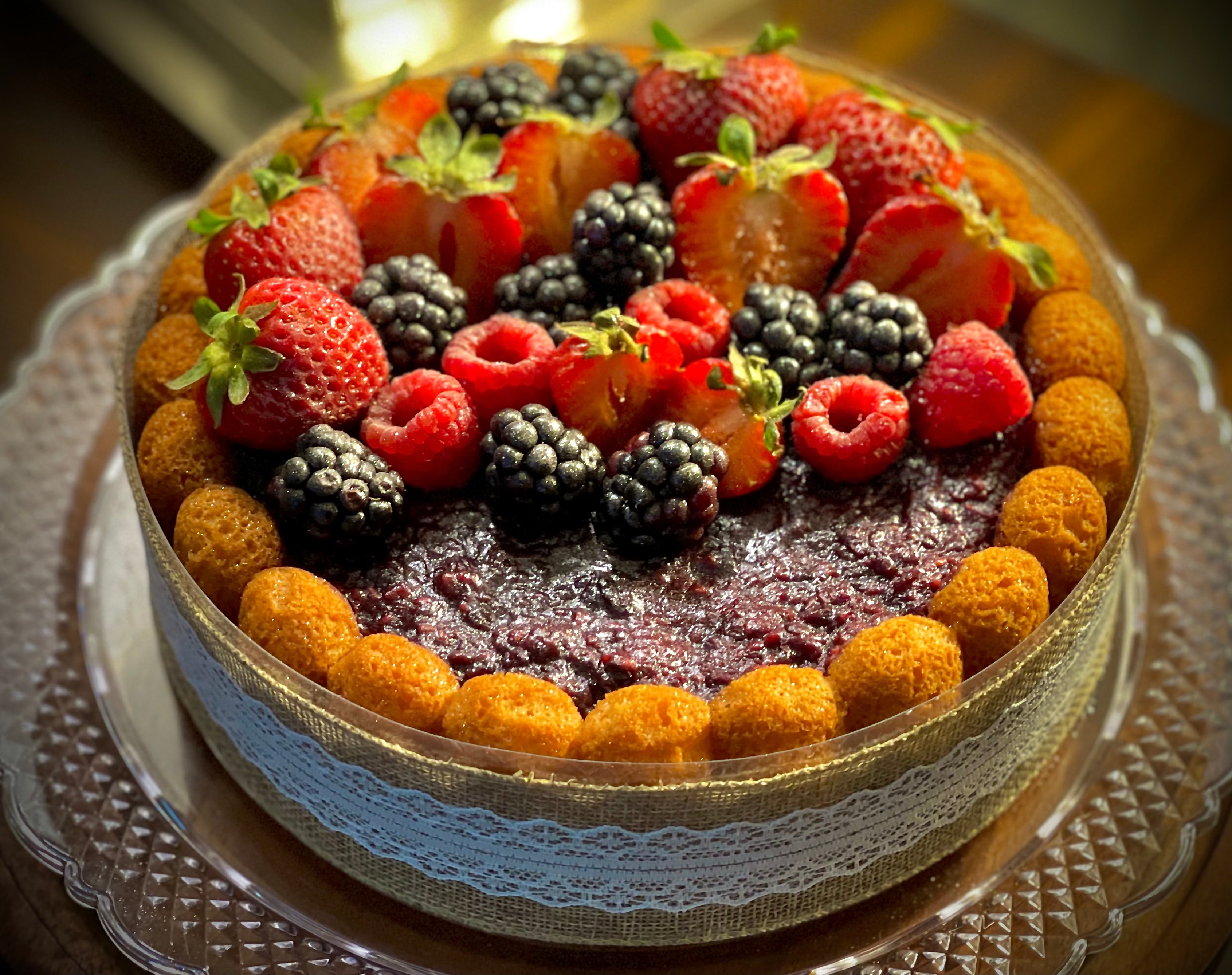 Red Berries Cake (Whole Cake)