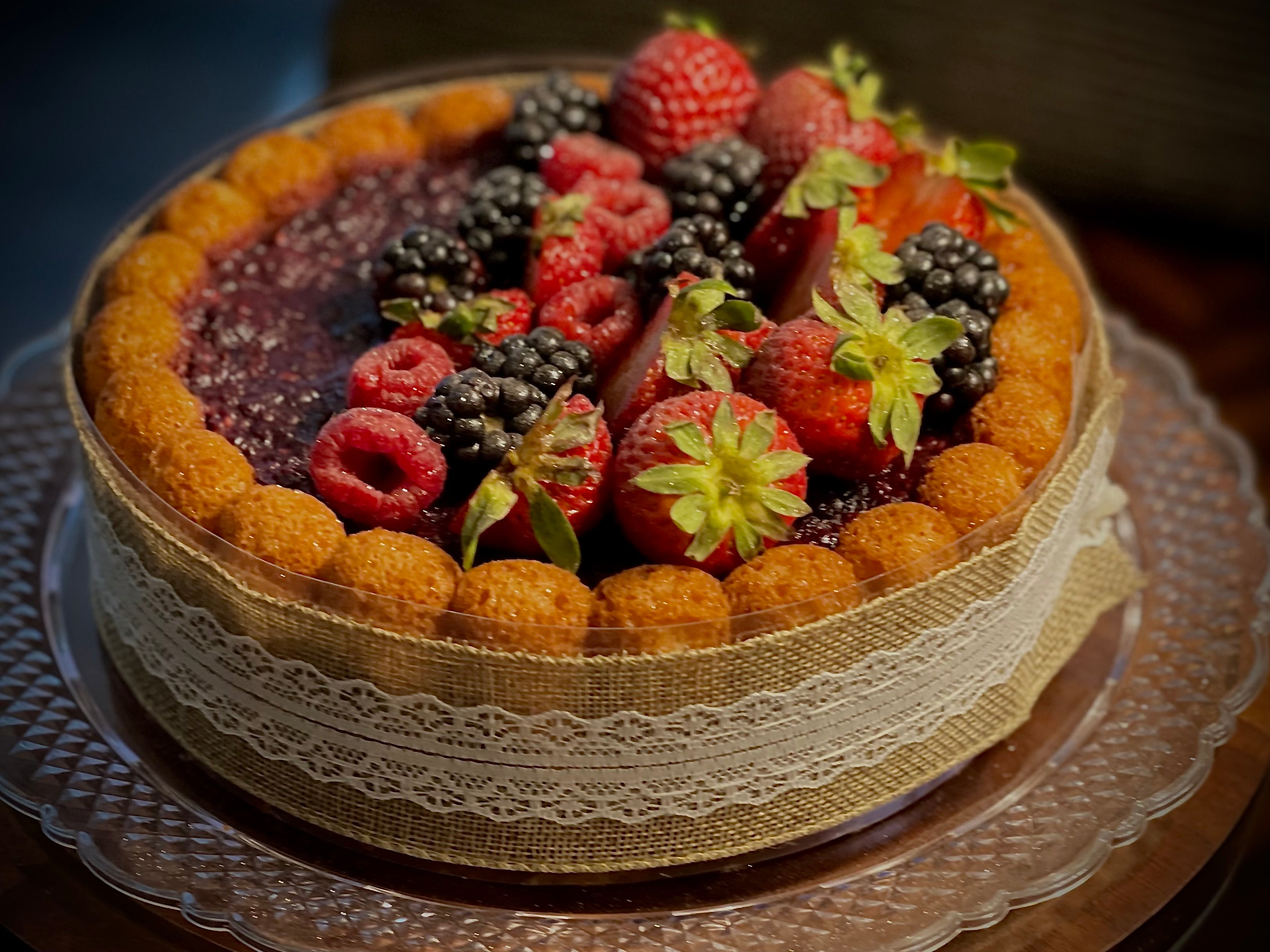 Red Berries Cake (Whole Cake)